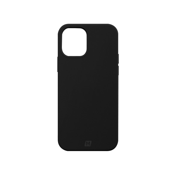 MOMAX Silicone Case 360 Protection Anti Bacterial iPhone 12 Pro (Black)